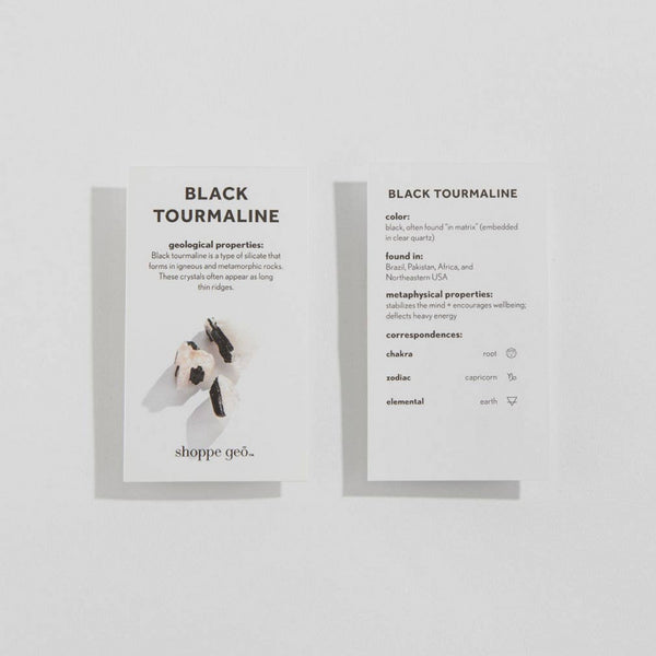 BLACK TOURMALINE CRYSTAL